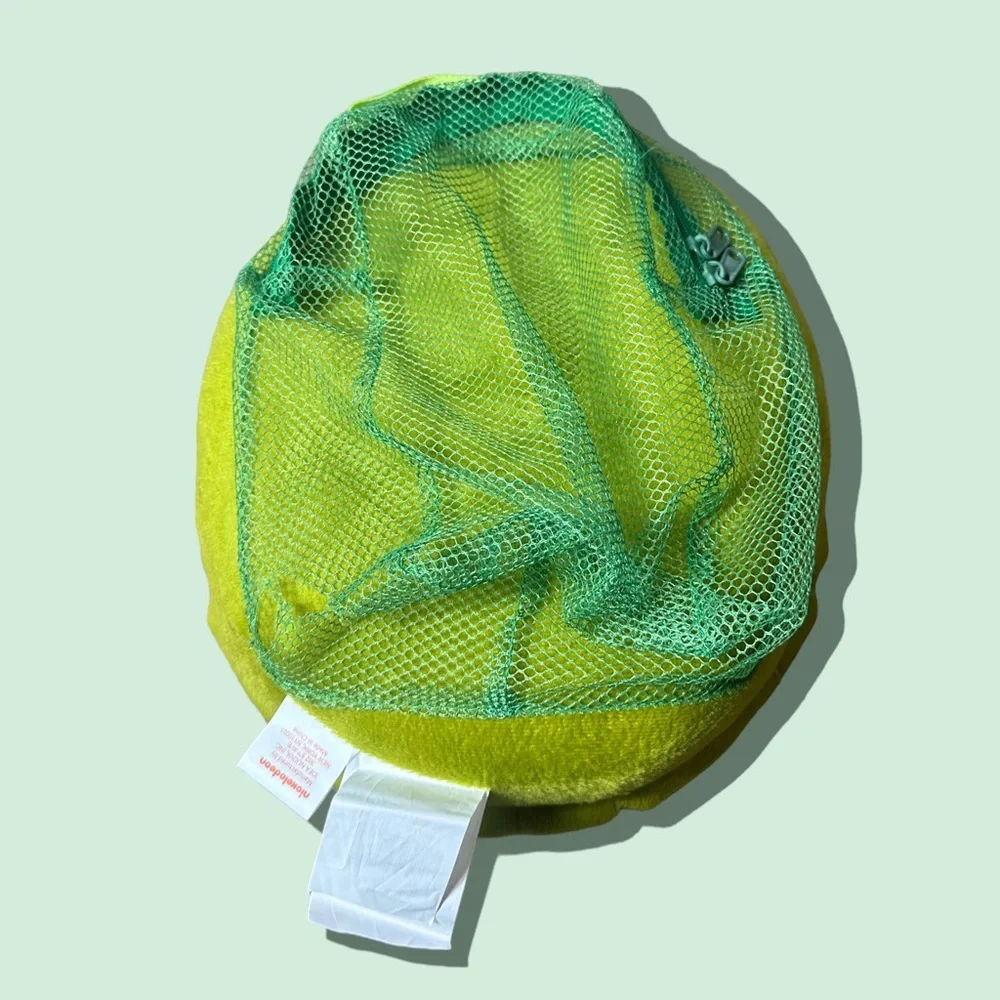 Vintage Teenage Mutant Ninja Turtles Soft Plush Pillow Book Bag Sleepover Toy